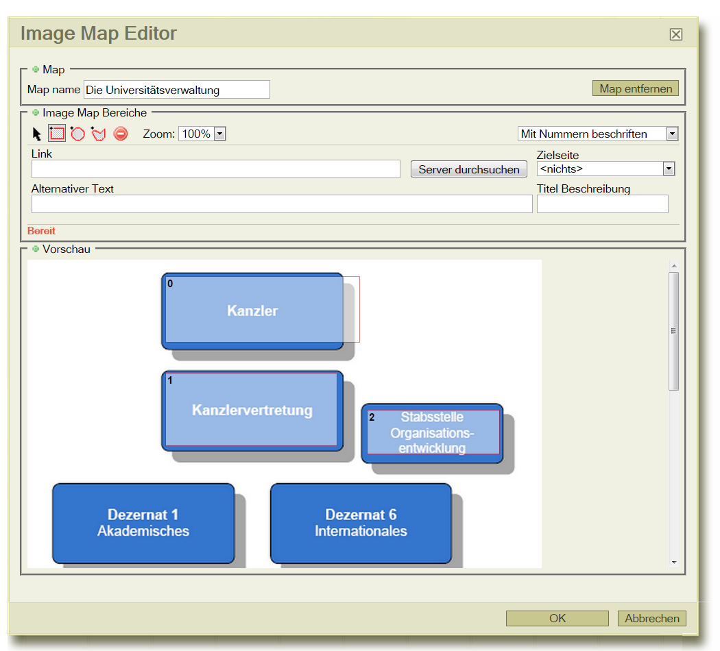 Image Map hinzufuegen